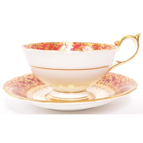 121 - A collection of 20th century Aynsley ceramics, all stamped to the underside with the exception of on... 