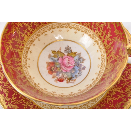 121 - A collection of 20th century Aynsley ceramics, all stamped to the underside with the exception of on... 