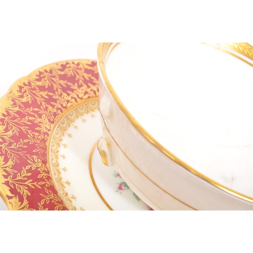 121 - A collection of 20th century Aynsley ceramics, all stamped to the underside with the exception of on... 