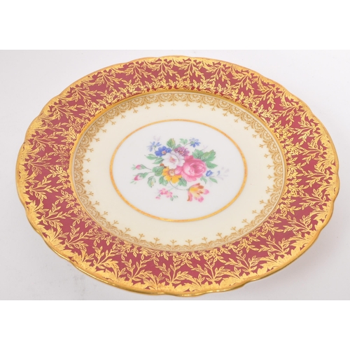 121 - A collection of 20th century Aynsley ceramics, all stamped to the underside with the exception of on... 