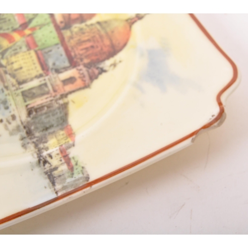 131 - An early 20th century 'Venice' 16 piece tea set / service by Royal Doulton. Consisting of 7 x cups, ... 