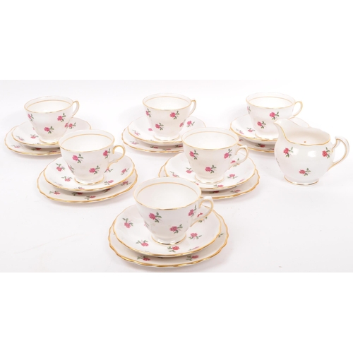 135 - A vintage 20th century bone china tea service to include a fine bone china service in the 'Colclough... 