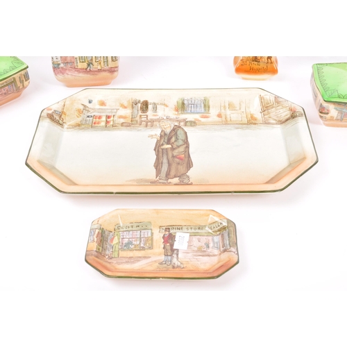 150 - A collection of vintage 20th century ceramic pottery teapots. Comprising of English Rooster teapot, ... 