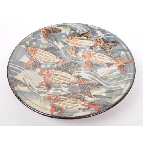 156 - Colin Kellam (b. 1942) A collection of six 20th century stoneware studio pottery plates by Colin Kel... 