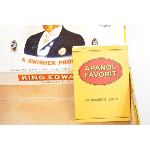 174 - A selection of 20th Century cigars to include Habana, Apanol Favorit and King Six alongside Clan pip... 