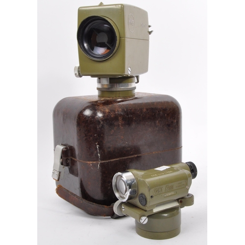 175 - Two 20th Century vintage KERN Swiss Theodolites, models GK1 and GK1-A, the latter in a Bakelite case... 