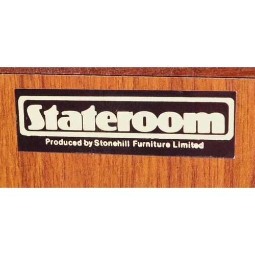 567 - Statesroom - A vintage retro mid 20th century circa 1960s teak record cabinet in the manner of G Pla... 