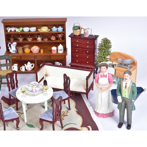 130 - Dolls House - a hand built scratch built wooden dolls house in the style of a traditional tudor mano... 