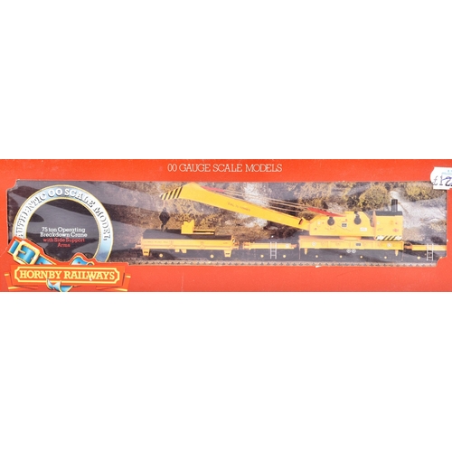 136 - Three vintage Hornby OO gauge model railway trainset rolling stock, comprising; No. R749 BR 75-ton C... 