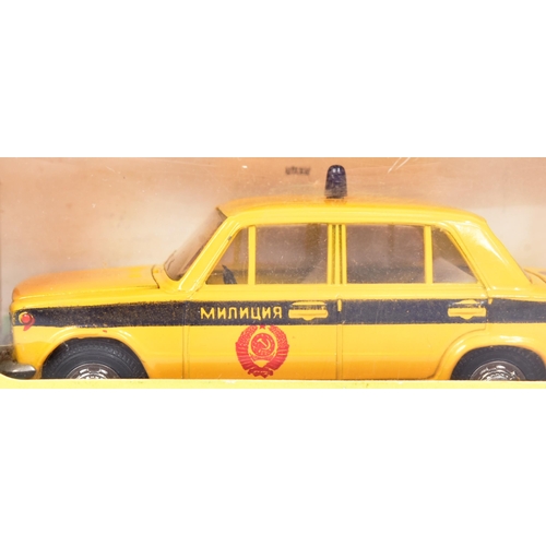 151 - Diecast  - a vintage USSR Soviet Russian 1/43 scale diecast model of a Lada Vaz 2101 Police Car. The... 