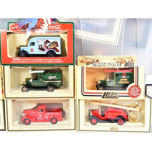 166 - Diecast - a collection of approximately x50 assorted Lledo Day Gone and other diecast model cars and... 