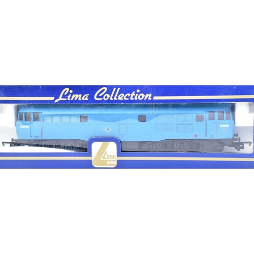 167 - Model Railway - x3 Lima made OO gauge model railway diesel trainset locomotive engines comprising; L... 