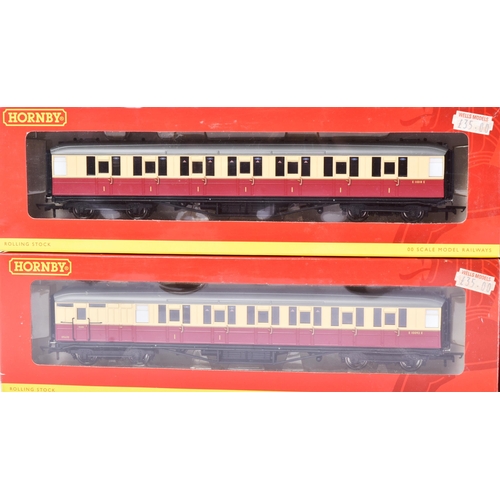 169 - A collection of x5 assorted Hornby OO gauge model railway trainset locomotive rolling stock coaches ... 