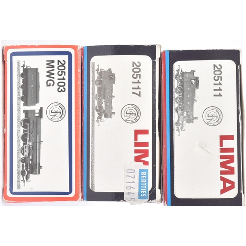 173 - Model Railway - x3 Lima OO gauge model railway trainset locomotive engines comprising; 205111 Class ... 