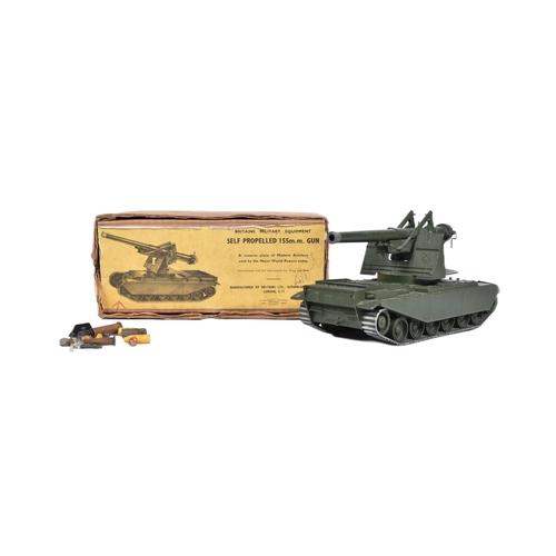 2 - Diecast - an original vintage Britains made diecast model No. 2175 Self Propelled 155mm Gun. The mod... 