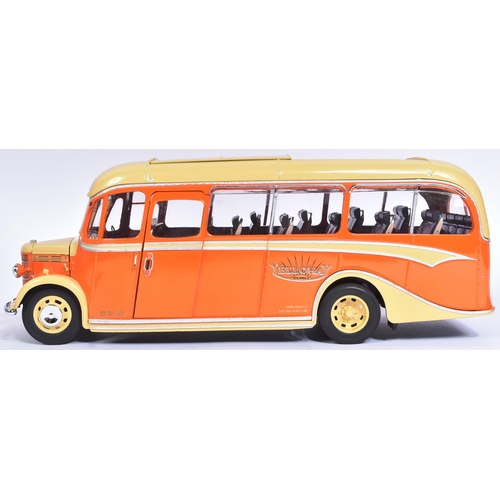 215 - A vintage Sun Star Bedford OB Duple VIsta Coach diecast model, 1/24 scale, limited edition with numb... 