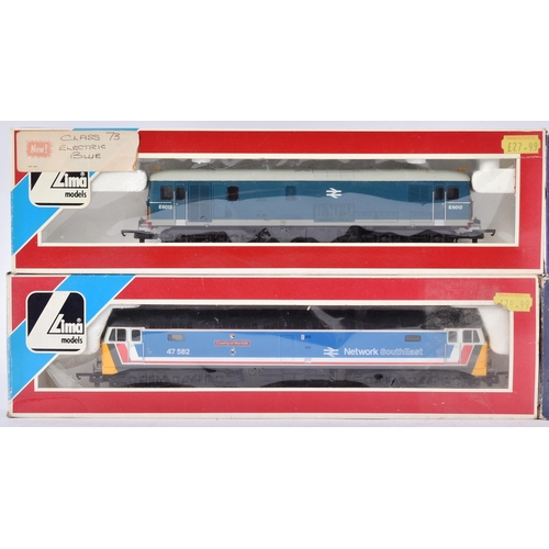 226 - Four Lima made OO gauge model railway diesel trainset locomotives comprising; No. 205209 Class 47 'C... 