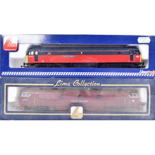 226 - Four Lima made OO gauge model railway diesel trainset locomotives comprising; No. 205209 Class 47 'C... 