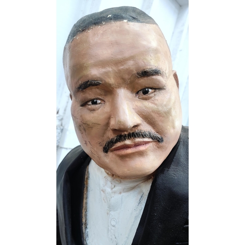 250 - James Bond 007 - Oddjob - a lifesize statue / figure of Oddjob from Goldfinger. Fibreglass and other... 