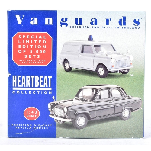 264 - Diecast - a collection of x8 Lledo made 1/43 scale Vanguards diecast model cars to include; Vauxhall... 