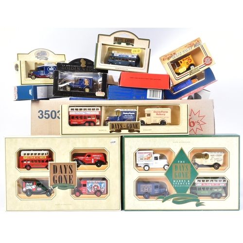 272 - Diecast - a collection of approximately x50 assorted Lledo Day Gone and other diecast model cars and... 