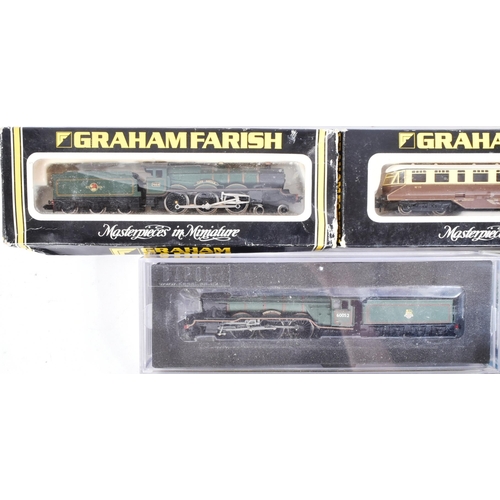 280 - Model Railway - a collection of assorted Bachmann / Graham Farish N gauge model railway trainset loc... 