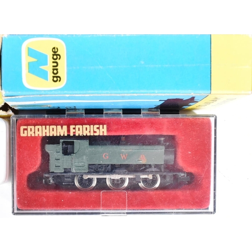 280 - Model Railway - a collection of assorted Bachmann / Graham Farish N gauge model railway trainset loc... 