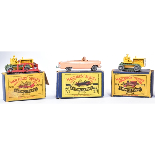 285 - Moko Lesney - a collection of x8 vintage Moko / Lesney made Matchbox diecast models comprising; No. ... 