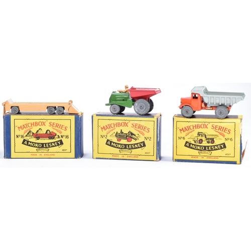 285 - Moko Lesney - a collection of x8 vintage Moko / Lesney made Matchbox diecast models comprising; No. ... 