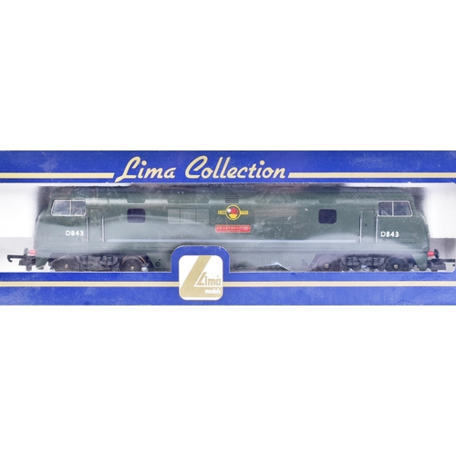 286 - Two Lima made OO gauge model railway diesel trainset locomotives comprising; L205095 Diesel Locomoti... 