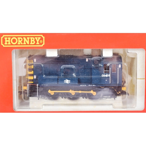 287 - Two vintage Hornby OO gauge model railway trainset locomotive engines comprising No. R2418 Class 08 ... 