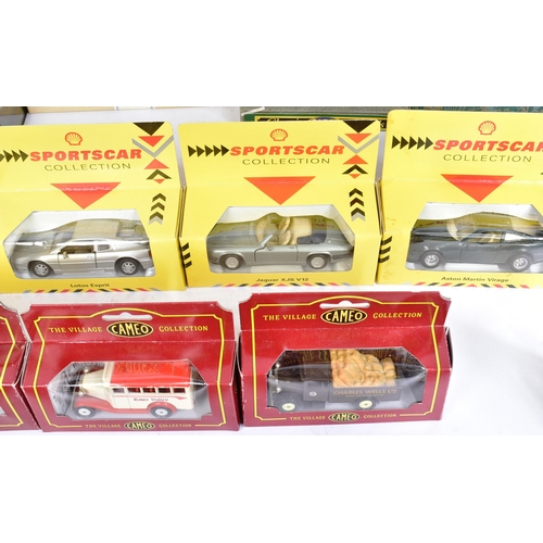 304 - Diecast - a collection of assorted diecast model cars and other vehicles of various scales and maker... 