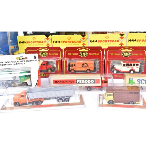 304 - Diecast - a collection of assorted diecast model cars and other vehicles of various scales and maker... 