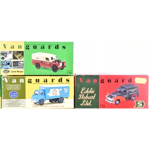 316 - Diecast - a collection of Lledo made 1/43 scale Vanguards diecast model cars to include; Whitbread S... 