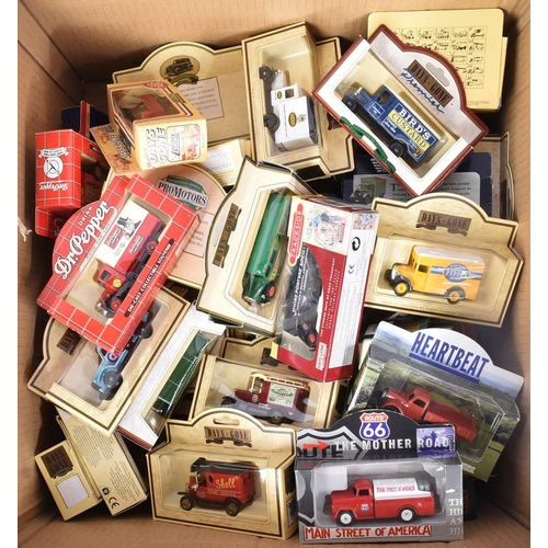 324 - Diecast - a collection of approximately x50 assorted Lledo Day Gone and other diecast model cars and... 