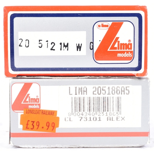 331 - Model Railway - x2 Lima OO gauge model railway trainset locomotive diesel engines comprising; L20518... 