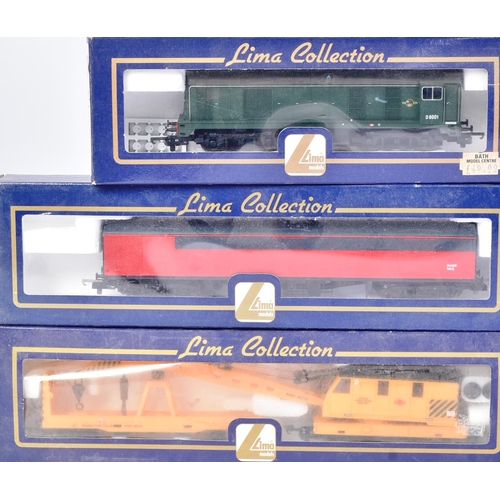 343 - Model Railway - a collection of Lima OO gauge model railway diesel trainset locomotives and a select... 