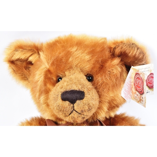 355 - Russ Berrie - a Limited Edition Russ Berrie soft toy teddy bear No. LE009 ' Hanley '. Plush golden f... 