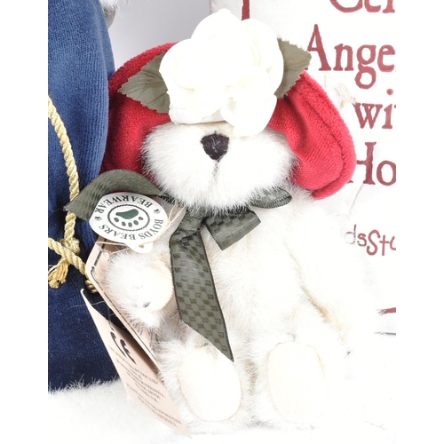 357 - Boyds Bears - a collection of x3 assorted Boyds made soft toy teddy bears comprising; Celeste Angelt... 