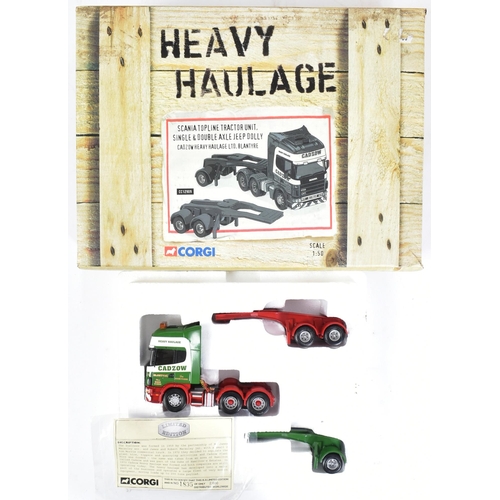 36 - Diecast - x3 original Corgi 1/50 scale diecast model box sets comprising; Heavy Haulage CC12909 Scan... 