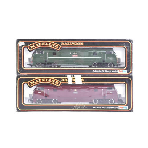 468 - Two Mainline Railways OO gauge model railway diesel trainset locomotives comprising; No. 37-064 Type... 