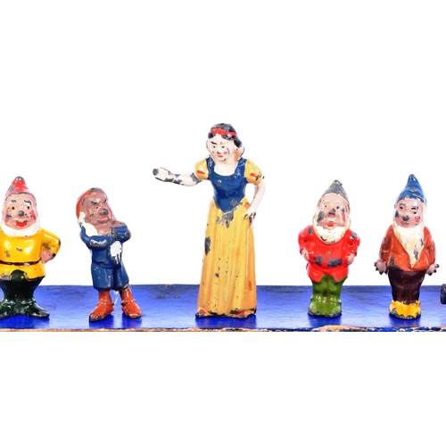 47 - Lead Figures - a set of vintage 1930s (1938) Britain's made Walt Disney's Snow White and the Seven D... 