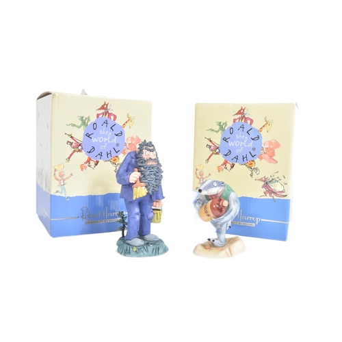 478 - The World Of Roald Dahl - Robert Harrop - x2 boxed figurines: RD04 Mr Twit and RD19 Badger. Highly d... 