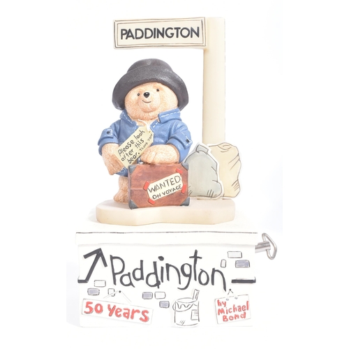 480 - Paddington – Robert Harrop – x2 figurines: PB03 Paddington Feeds The Birds and PBMB1 50th Anniversar... 