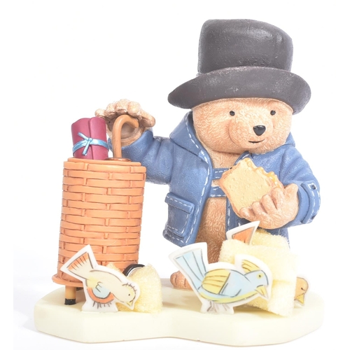 480 - Paddington – Robert Harrop – x2 figurines: PB03 Paddington Feeds The Birds and PBMB1 50th Anniversar... 