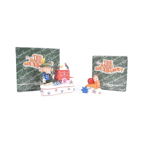 483 - The Magic Roundabout - Robert Harrop - x2 boxed figurines / statues: MR04 Brian and MR07 Mr Rusty Mu... 