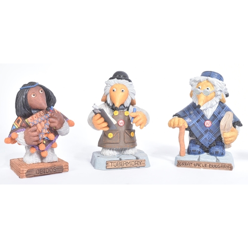 488 - The Wombles – Robert Harrop – x5 figurines: WC01 Great Uncle Bulgaria, WC11 Obidos, WC10 Alderney, W... 