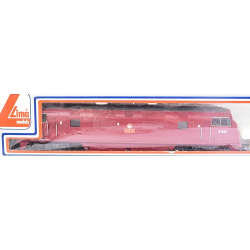 69 - Three Lima made OO gauge model railway diesel trainset locomotives comprising; No. 205133 MWG, No. 2... 