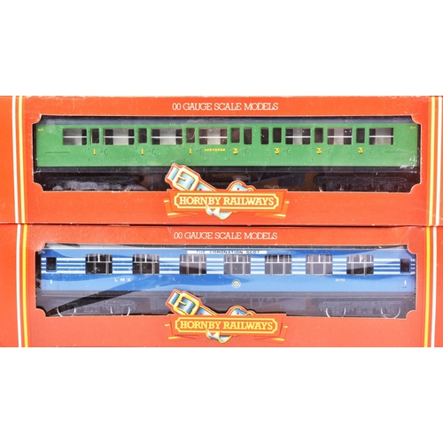 76 - A collection x12 of assorted Hornby OO gauge model railway trainset locomotive rolling stock coaches... 