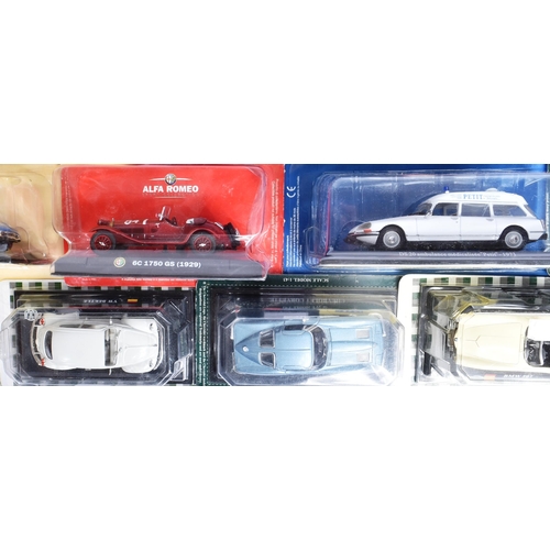 92 - Diecast - a collection of approximately x20 assorted 1/43 scale diecast model cars by makers Del Pra... 